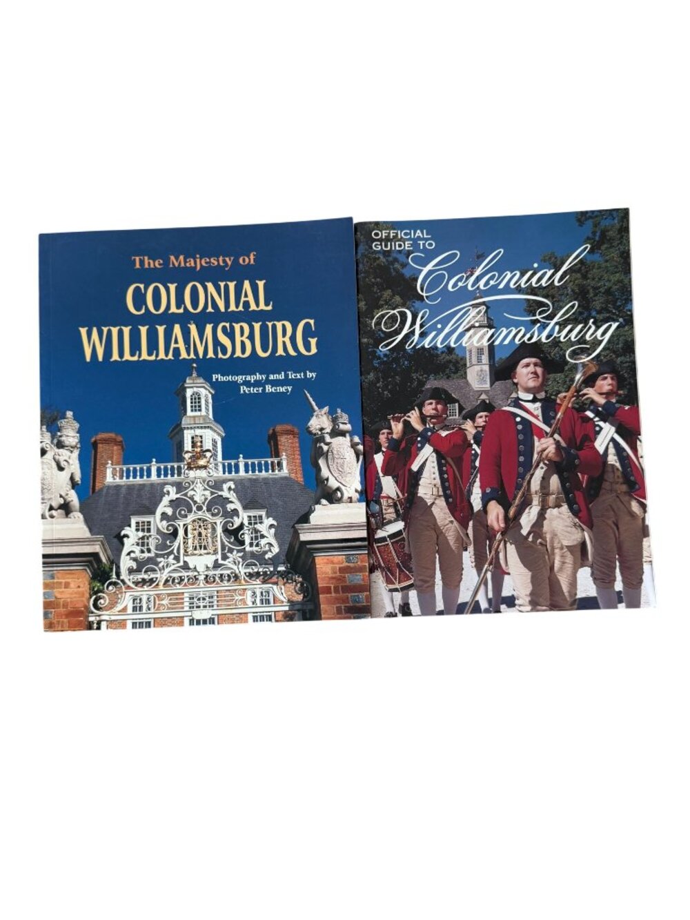The Majesty Of Colonial Williamsburg Official Guide Books Set Travel History